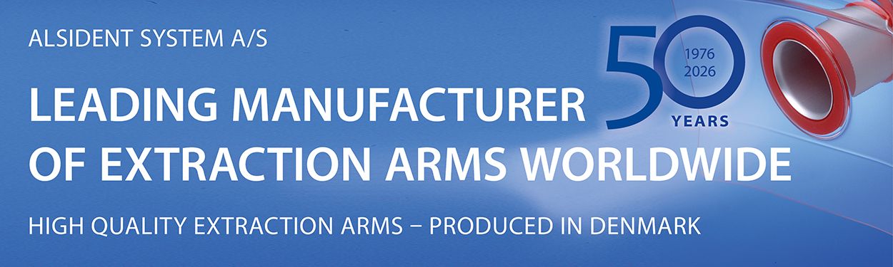 Alsident System A/S - Get a cleaner working environment with an extraction arm from Alsident System. We focus on quality, function and efficiency in our products  