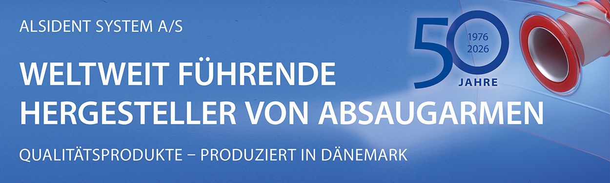 Alsident System A/S - Gesundheit am Arbeitsplatz mit Absaugarmen von Alsident System, die effizient Schadstoffe erfassen. Qualität hat hohen Stellenwert bei Alsident System  
